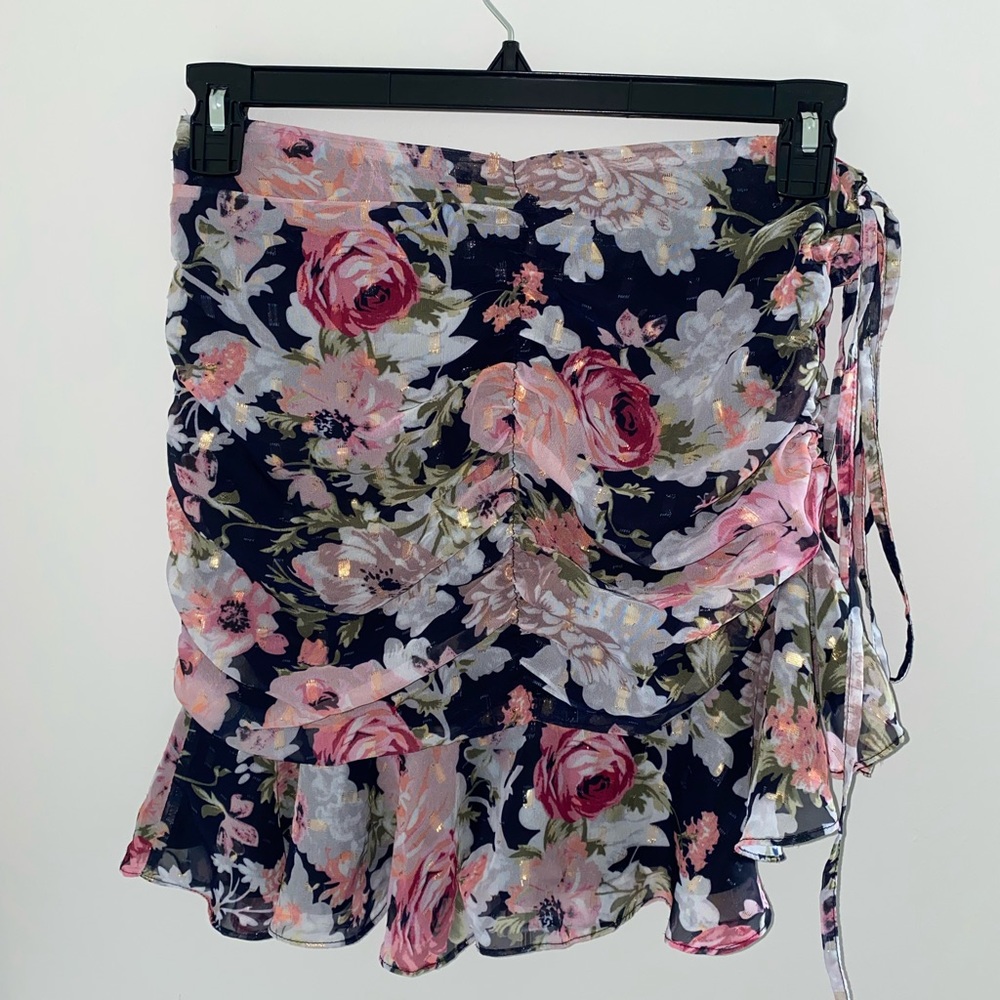 RENVY FLORAL SKIRT